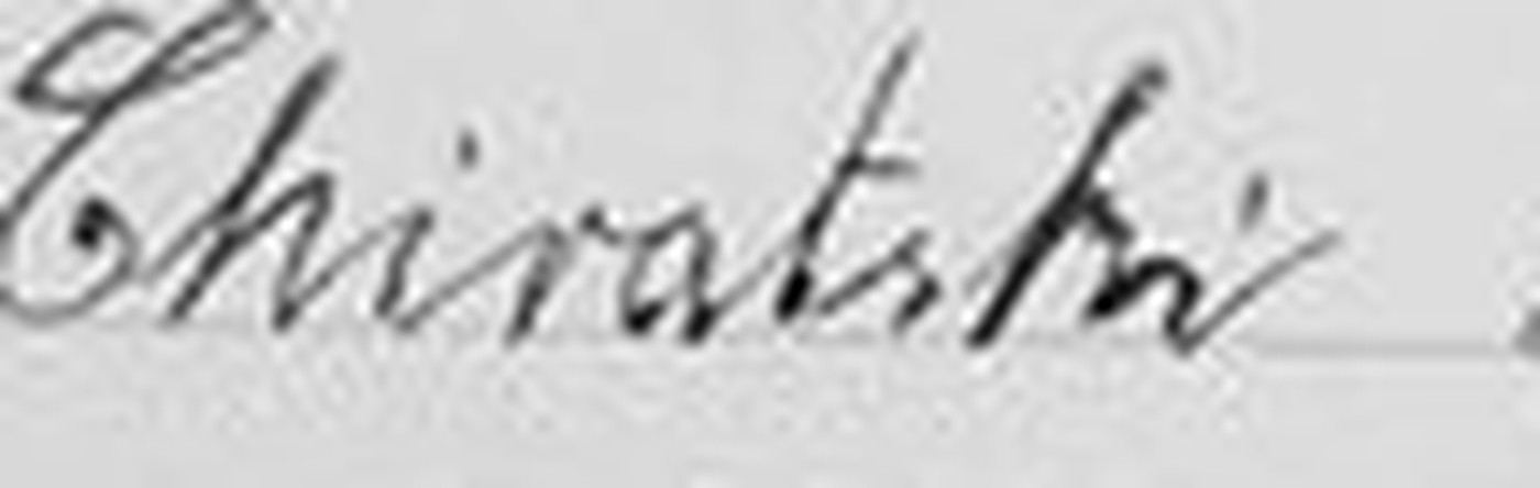 Navnet Chiratski i folketællingen 1940