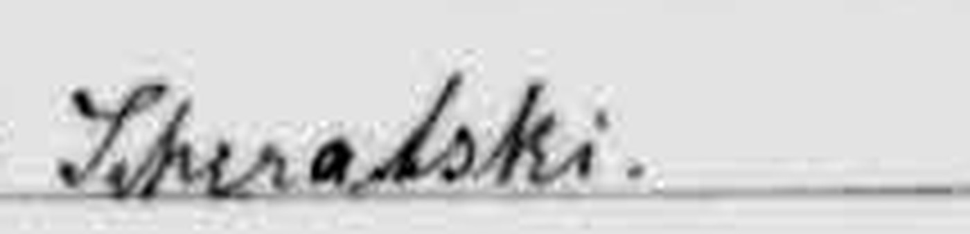 Navnet Schiratski i folketællingen 1921